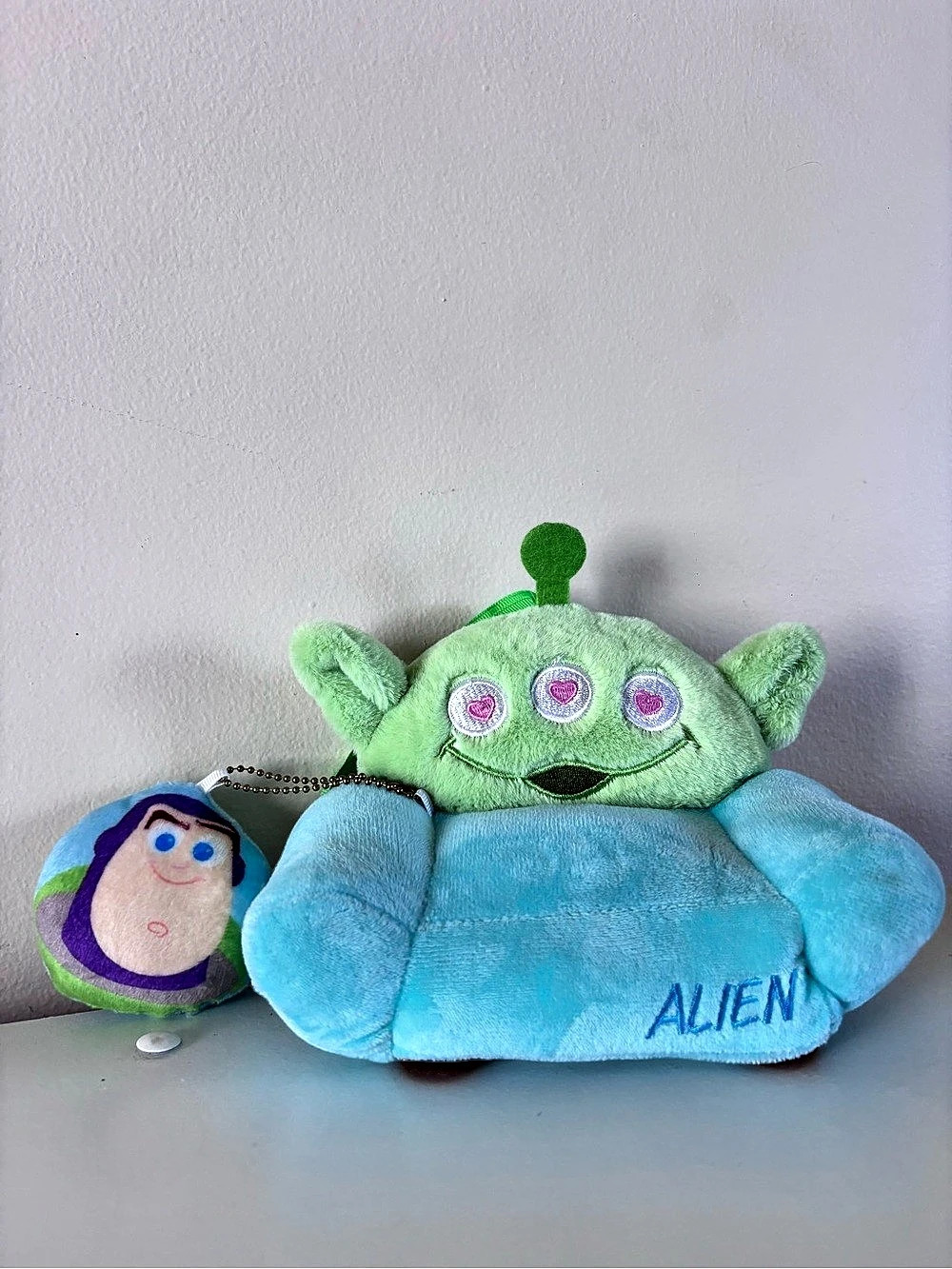 Disney Alien Plush Toy with Keychain